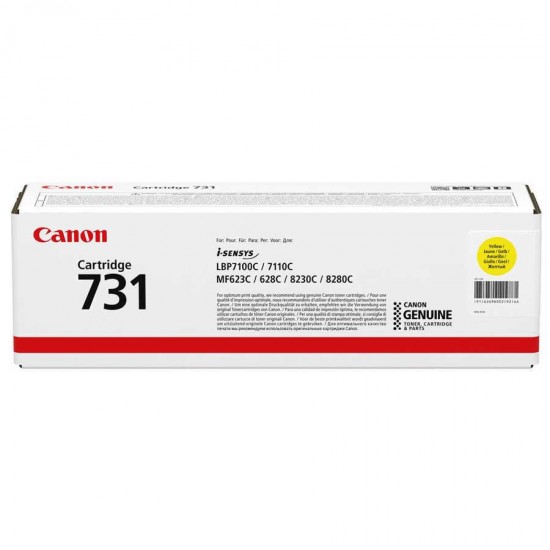 Canon CRG-731/6269B002 Orijinal Toner - Y