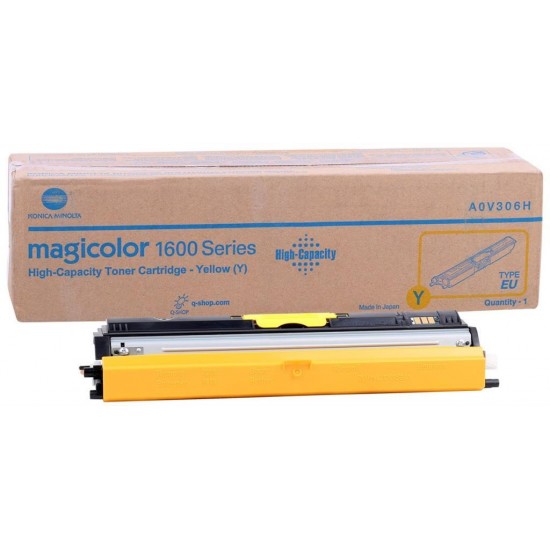 Konica Minolta 1600W (1650-1680-1690) Orijinal Toner - Y