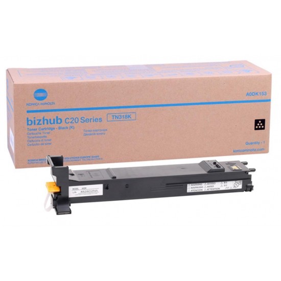 Konica Minolta TN-318 (Bizhub C20) Orijinal Toner - BK