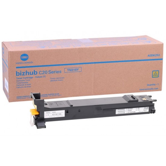 Konica Minolta TN-318 (Bizhub C20) Orijinal Toner - Y