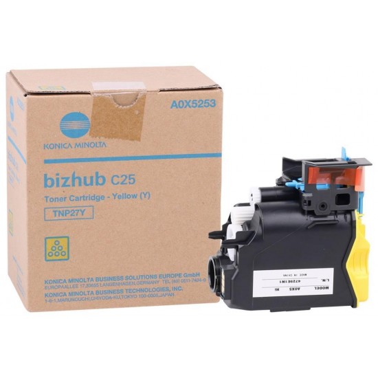 Konica Minolta TNP-27K (Bizhub C25) Orijinal Toner - Y