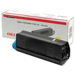 Oki C3100-42804576 Sarı Orijinal Toner