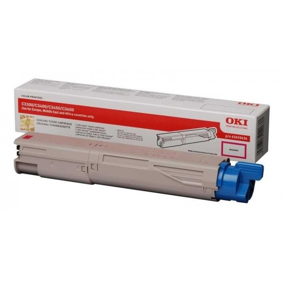 Oki C3300-43459442 Kırmızı Orijinal Toner