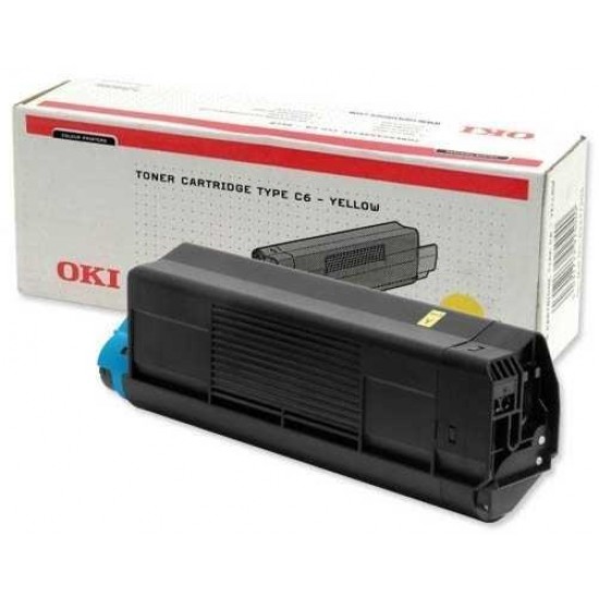 Oki C5200-42804566 Sarı Orijinal Toner