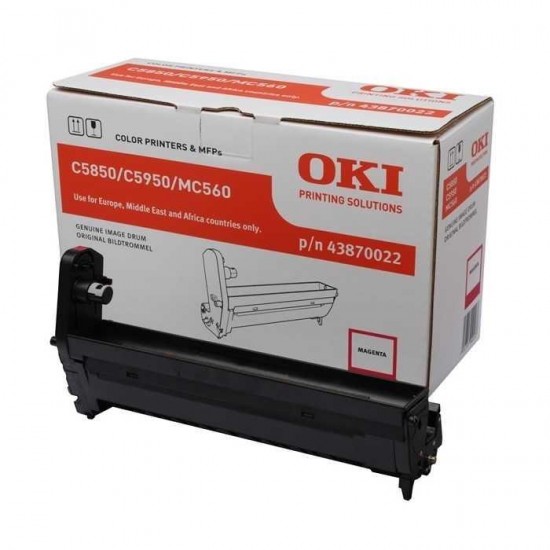 Oki C5850-43870022 Orijinal Kırmızı Drum Ünitesi