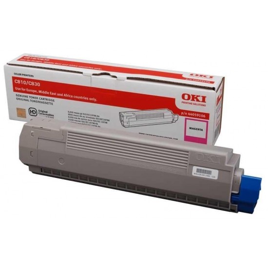 Oki C810-44059118 Kırmızı Orijinal Toner