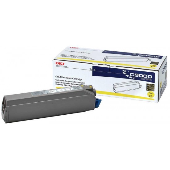 Oki C9200-41515289 Sarı Orijinal Toner