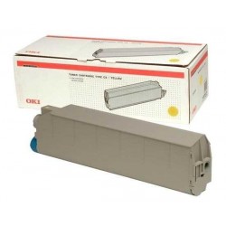 Oki C9300-41963675 Sarı Orijinal Toner