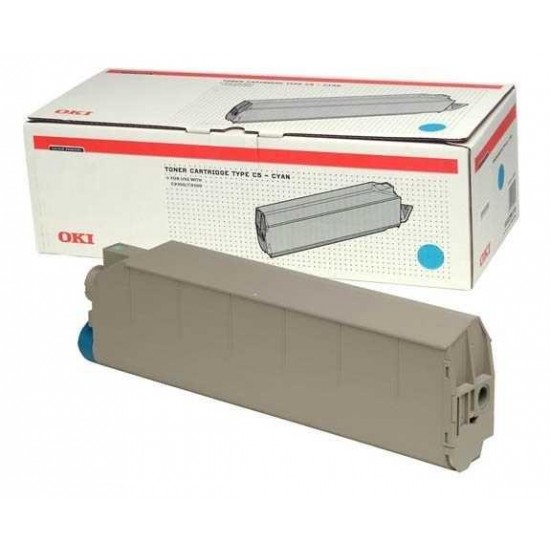 Oki C9300-41963677 Mavi Orijinal Toner