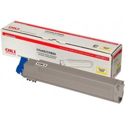 Oki C9600-42918961 Sarı Orijinal Toner